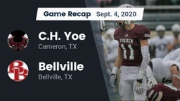 Recap: C.H. Yoe  vs. Bellville  2020