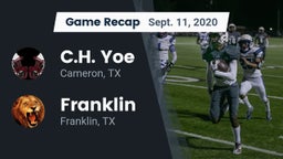 Recap: C.H. Yoe  vs. Franklin  2020