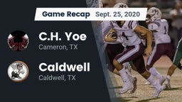 Recap: C.H. Yoe  vs. Caldwell  2020