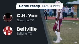 Recap: C.H. Yoe  vs. Bellville  2021