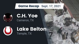 Recap: C.H. Yoe  vs. Lake Belton   2021