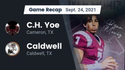 Recap: C.H. Yoe  vs. Caldwell  2021