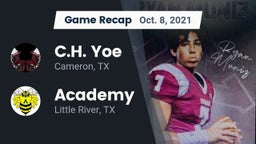 Recap: C.H. Yoe  vs. Academy  2021