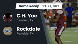 Recap: C.H. Yoe  vs. Rockdale  2022