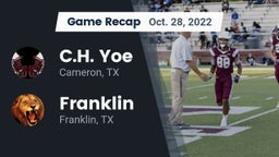 Recap: C.H. Yoe  vs. Franklin  2022