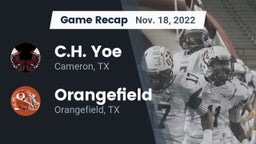 Recap: C.H. Yoe  vs. Orangefield  2022