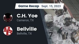 Recap: C.H. Yoe  vs. Bellville  2023