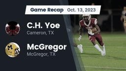 Recap: C.H. Yoe  vs. McGregor  2023