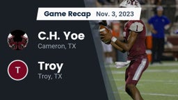 Recap: C.H. Yoe  vs. Troy  2023
