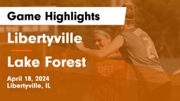 Libertyville  vs Lake Forest  Game Highlights - April 18, 2024