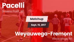 Matchup: Pacelli  vs. Weyauwega-Fremont  2017