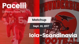 Matchup: Pacelli  vs. Iola-Scandinavia  2017