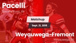 Matchup: Pacelli  vs. Weyauwega-Fremont  2018