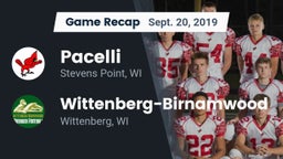 Recap: Pacelli  vs. Wittenberg-Birnamwood  2019