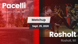 Matchup: Pacelli  vs. Rosholt  2020
