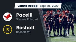 Recap: Pacelli  vs. Rosholt  2020