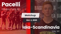 Matchup: Pacelli  vs. Iola-Scandinavia  2020