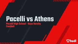 Pacelli football highlights Pacelli vs Athens