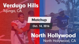 Matchup: Verdugo Hills High vs. North Hollywood  2016