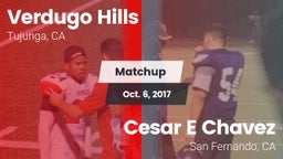 Matchup: Verdugo Hills High vs. Cesar E Chavez  2017