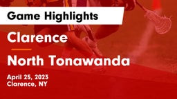 Clarence  vs North Tonawanda  Game Highlights - April 25, 2023