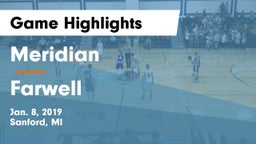 Meridian  vs Farwell  Game Highlights - Jan. 8, 2019