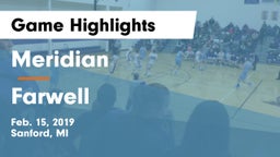 Meridian  vs Farwell  Game Highlights - Feb. 15, 2019