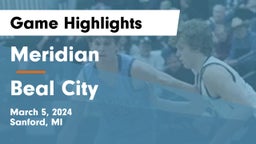 Meridian  vs Beal City  Game Highlights - March 5, 2024