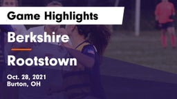 Berkshire  vs Rootstown Game Highlights - Oct. 28, 2021