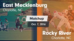 Matchup: East Mecklenburg vs. Rocky River  2016