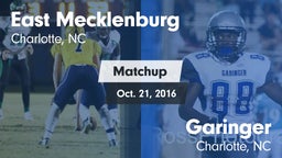 Matchup: East Mecklenburg vs. Garinger  2016