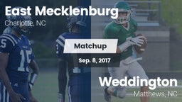 Matchup: East Mecklenburg vs. Weddington  2017