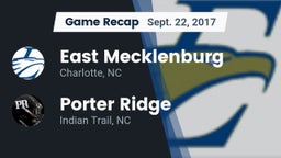 Recap: East Mecklenburg  vs. Porter Ridge  2017