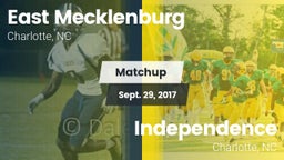 Matchup: East Mecklenburg vs. Independence  2017