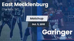 Matchup: East Mecklenburg vs. Garinger  2018