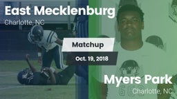 Matchup: East Mecklenburg vs. Myers Park  2018