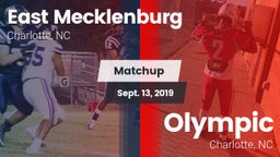 Matchup: East Mecklenburg vs. Olympic  2019