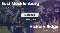 Matchup: East Mecklenburg vs. Hickory Ridge  2019