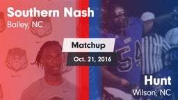 Matchup: Southern Nash High vs. Hunt  2016