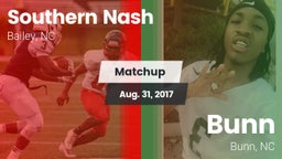 Matchup: Southern Nash High vs. Bunn  2017