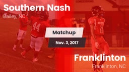 Matchup: Southern Nash High vs. Franklinton  2017