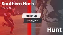 Matchup: Southern Nash High vs. Hunt 2018