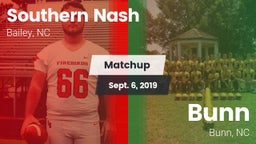 Matchup: Southern Nash High vs. Bunn  2019