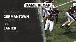 Recap: Germantown  vs. Lanier  2015