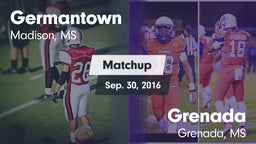 Matchup: Germantown High vs. Grenada  2016