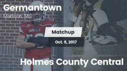Matchup: Germantown High vs. Holmes County Central 2017