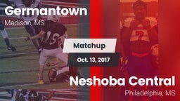 Matchup: Germantown High vs. Neshoba Central  2017