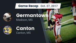 Recap: Germantown  vs. Canton  2017