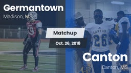 Matchup: Germantown High vs. Canton  2018