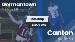 Matchup: Germantown High vs. Canton  2019